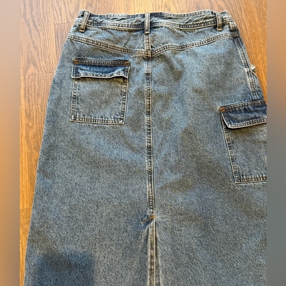 all row Blue Denim Maxi Skirt size L. Western and y2k jeans H - Picture 13 of 13